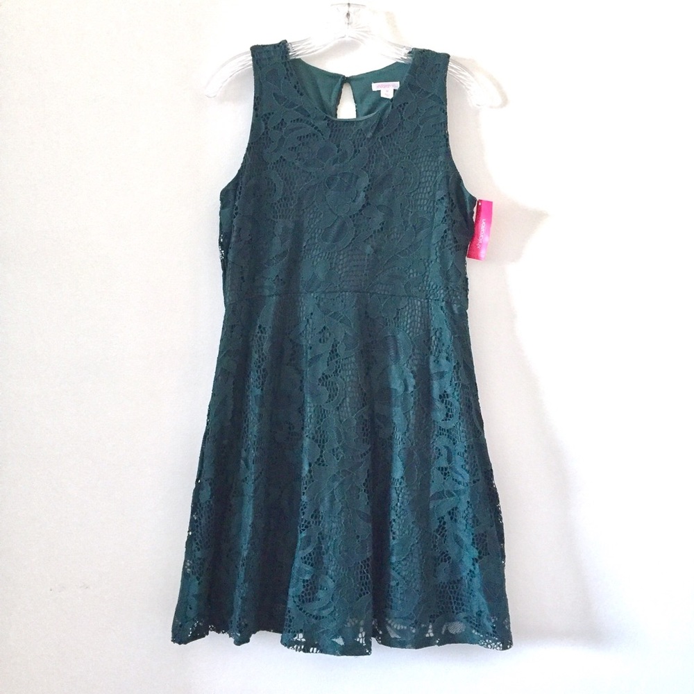 SALE! Emerald Lace Dress