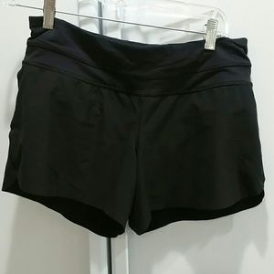 Black yoga shorts