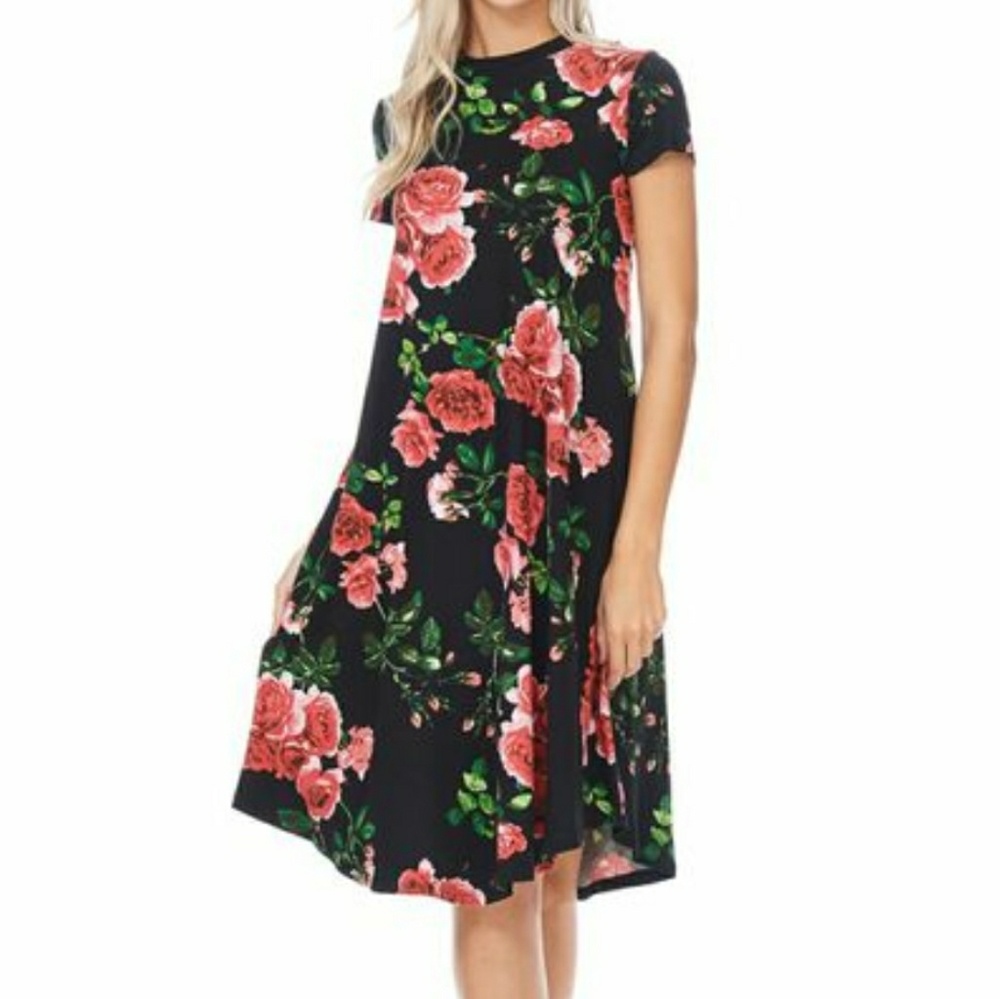 Reb & J 220 Floral Swing Dress.