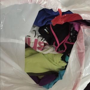 2 large bags of Zumba tops and bottoms