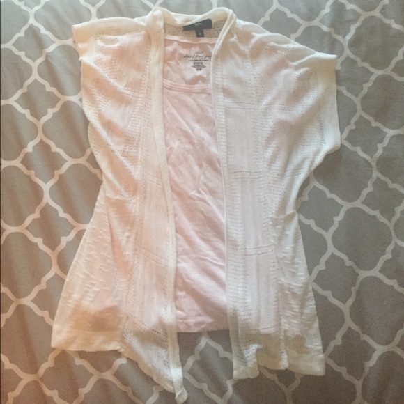 White Missimo Cardigan Sweater - Picture 2 of 2