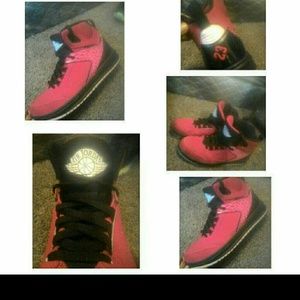 Red & Black Nike Air Jordans