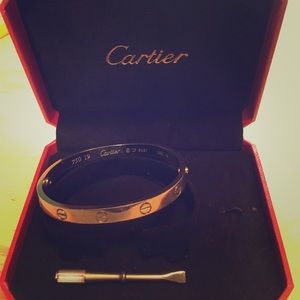 Cartier stainless steal bracelet