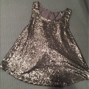 Sparkly tank top