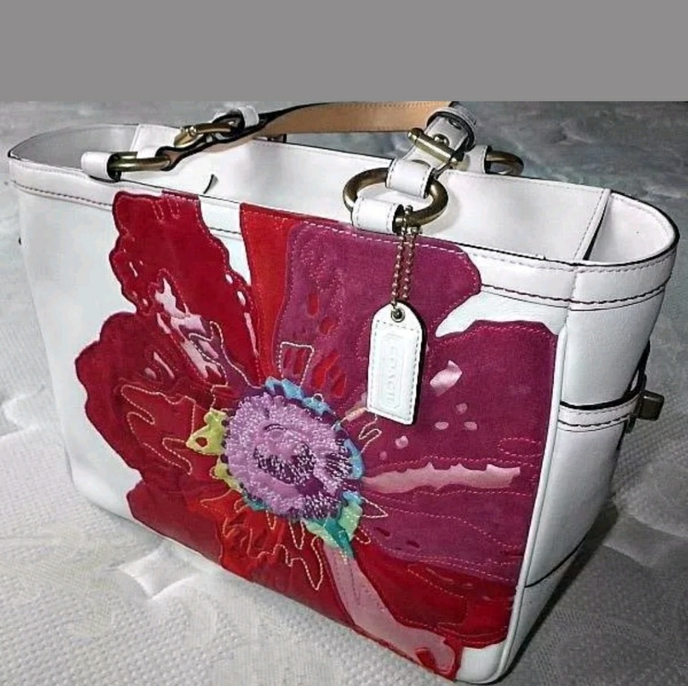 Coach Poppies for Peace rare (Vintage) Tote
