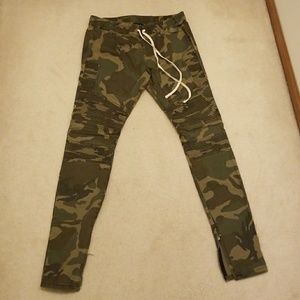 Pacsun Slim Moto Zip Pants Size M