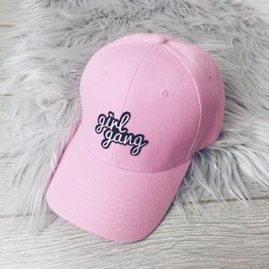 Girl Gang Pink Baseball Cap