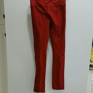 Awesome red yoga pants