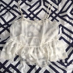 NWOT Free People Sheer Tank