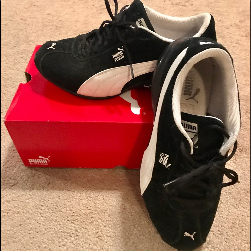 Women's Black Suede Pumas