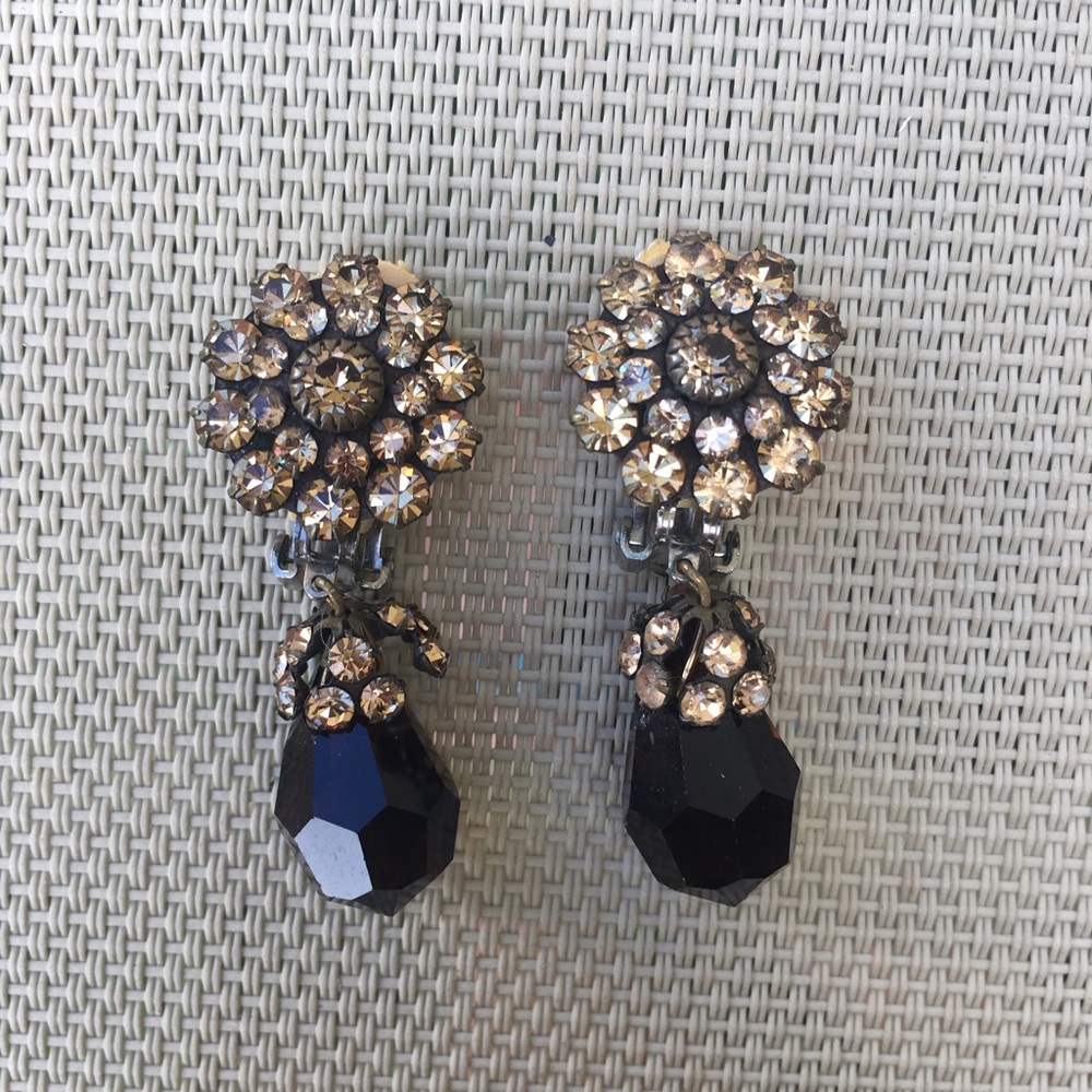 *SOLD* Vintage Formal Clip-on Earrings
