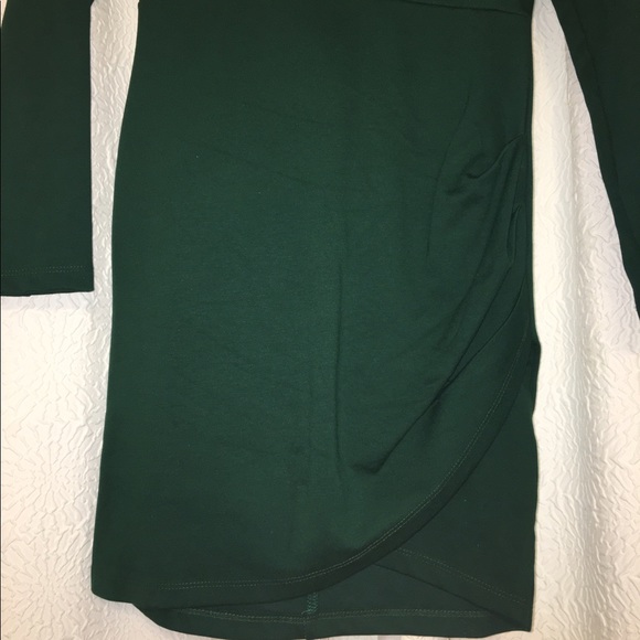 Green Deep-V Cocktail Dress - Picture 3 of 8