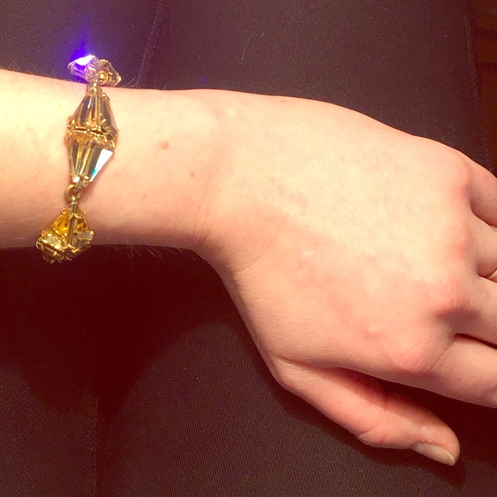 J Crew crystal prism bracelet