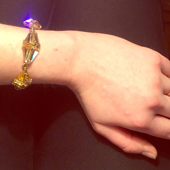 J Crew crystal prism bracelet - Picture 1 of 4