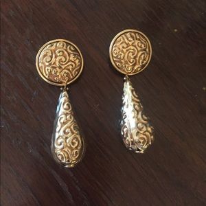 14k gold Italian made earrings