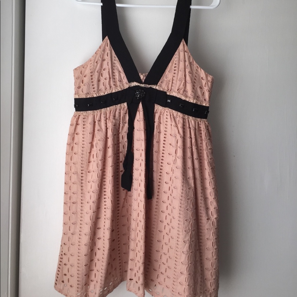 NWT pink and black dress
