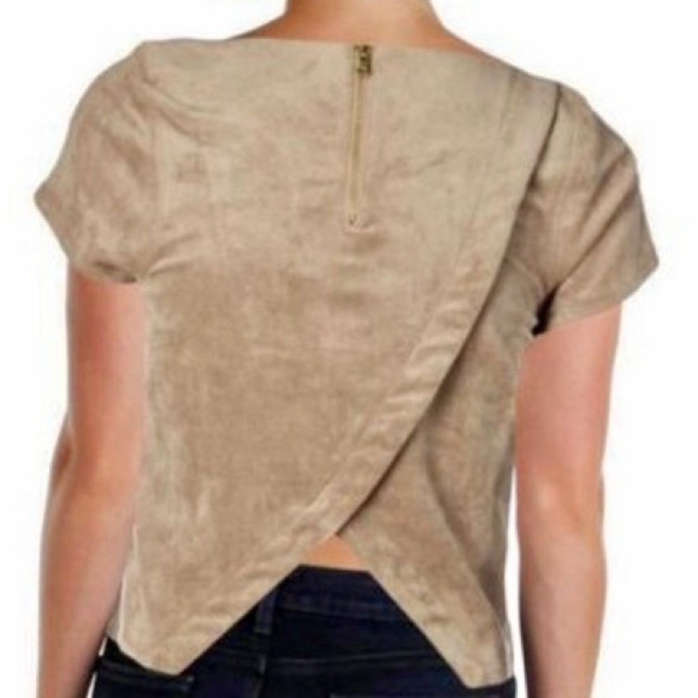 Sam Edelman Beige Suede Top - Picture 2 of 2
