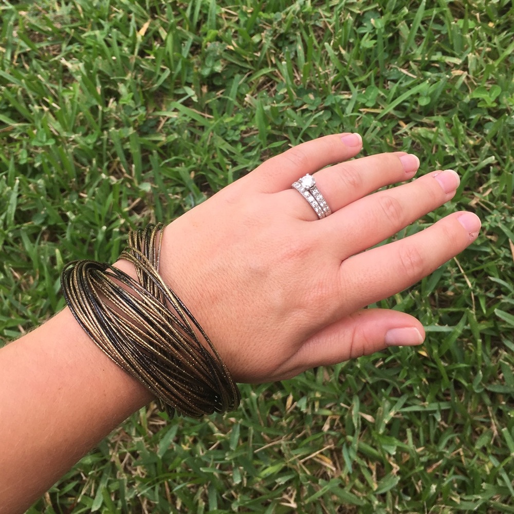 Linked Bangle Bracelets