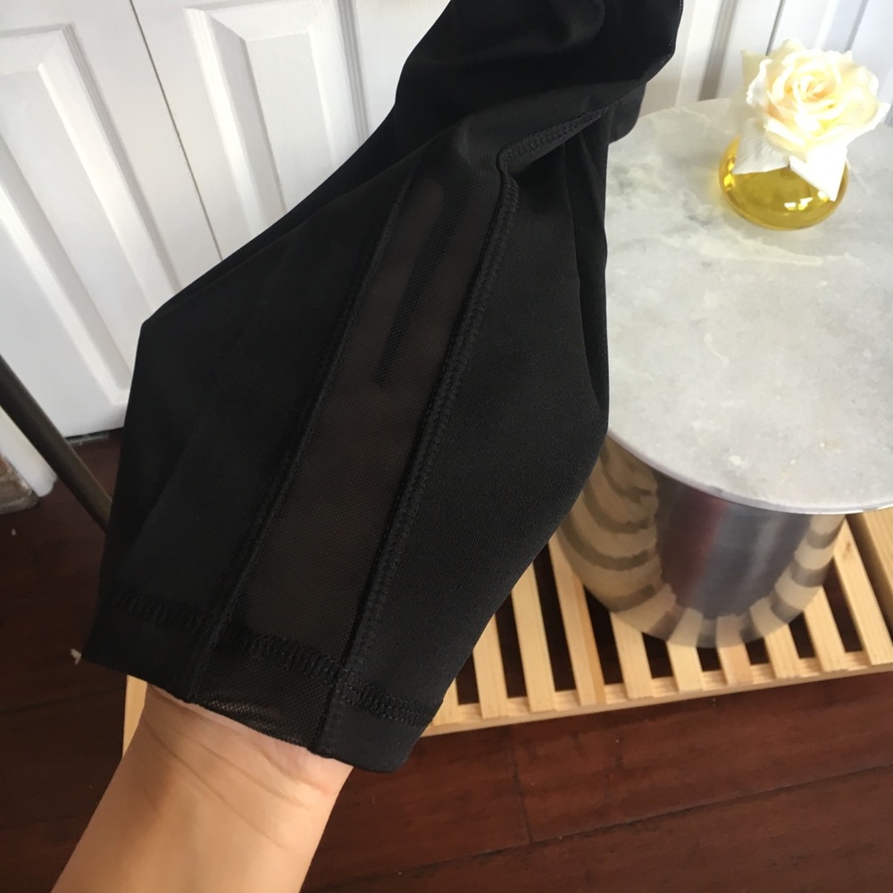 🌟Last 🆕Ruby Black Mesh Capri Leggings Yoga Pants - Picture 6 of 6