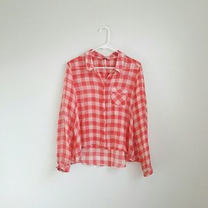 FREE PEOPLE button down