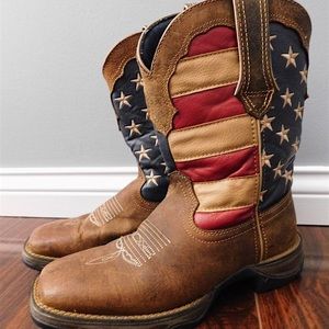 Durango Women's Cowboy Western Boots American Flag