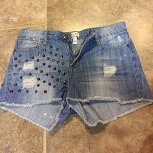 Studded shorts