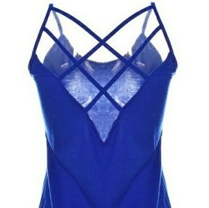 Sexy Hollowed out Spaghetti Strap Camisole Tank