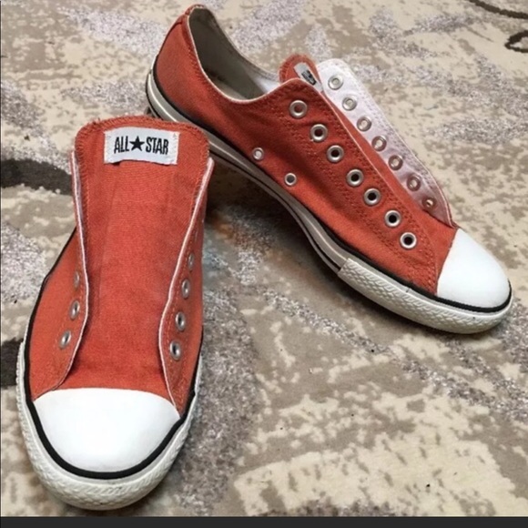 rust colored converse