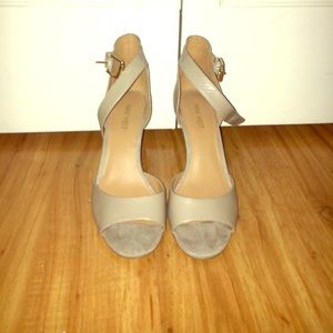 Nine West straps wedges