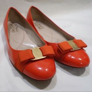 Authentic Salvatore Ferragamo Vara Ballerina