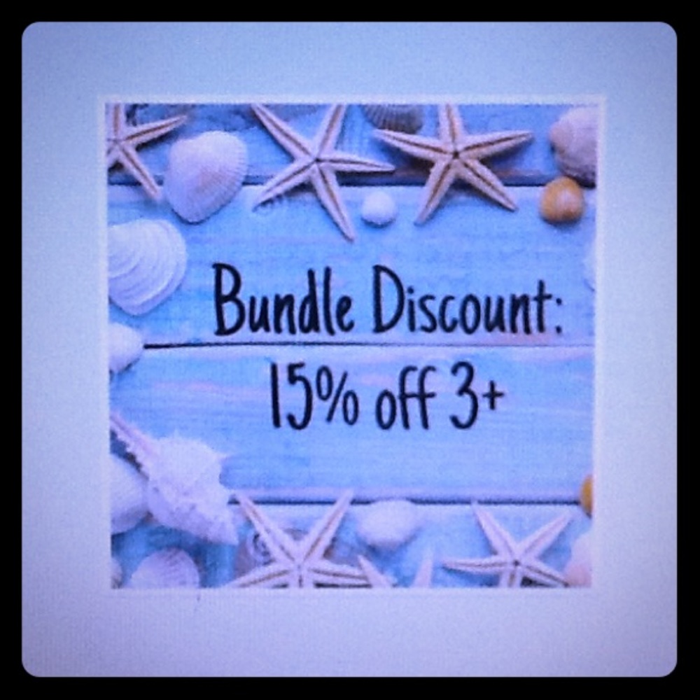 SAVE 15% OFF WHEN YOU BUNDLE 3 OR MORE ITEMS