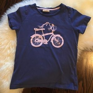 Mini Boden pink bicycle tee