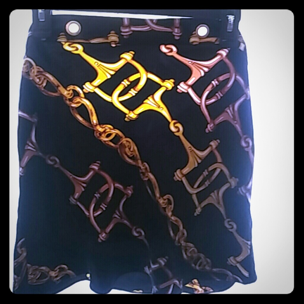 INTERNATIONAL CONCEPTS Nautical Silk Tube Top Sz 4