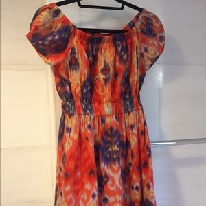 Theory Tie Dye Print Dress
