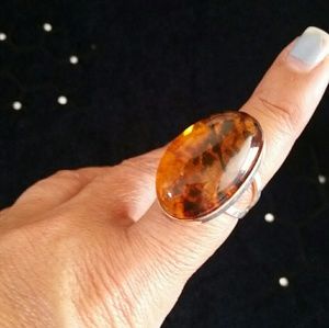 Amber ring