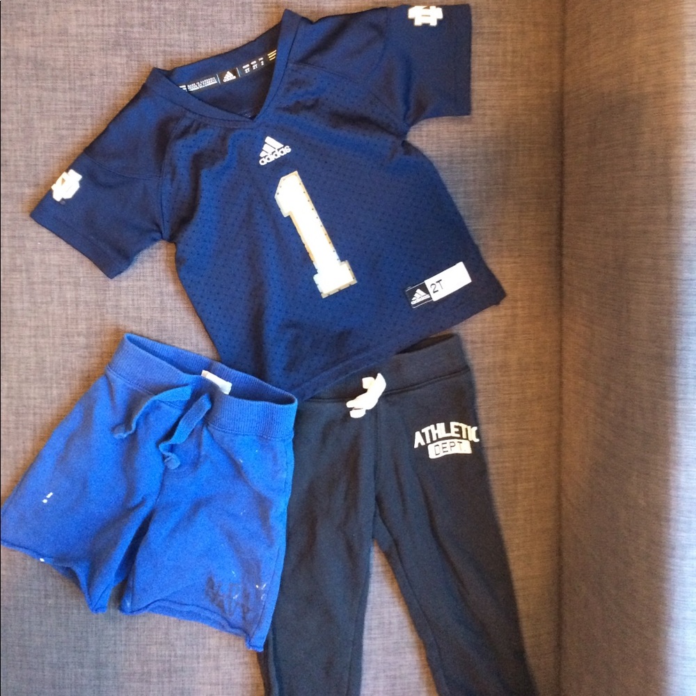 Boys 2T Athletic Lot Jersey Sports Top and Sweats