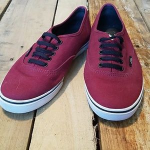 Maroon vans