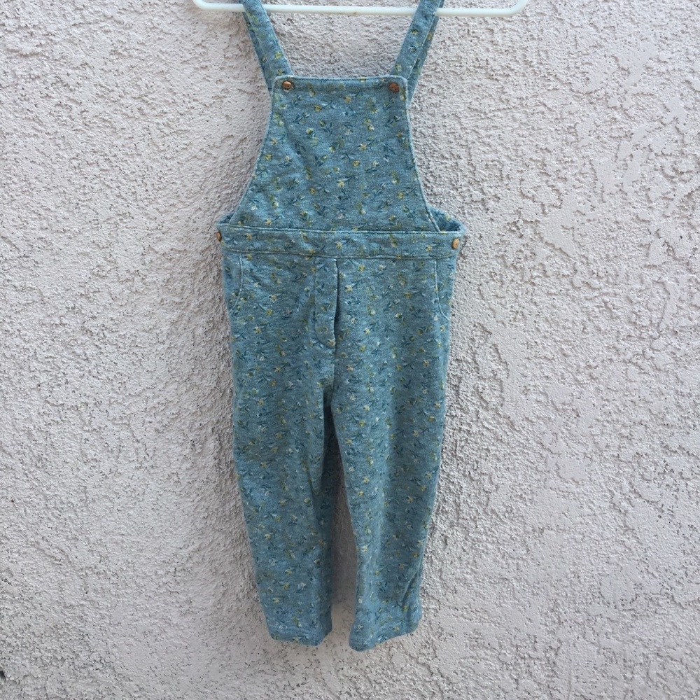 Zara floral overalls