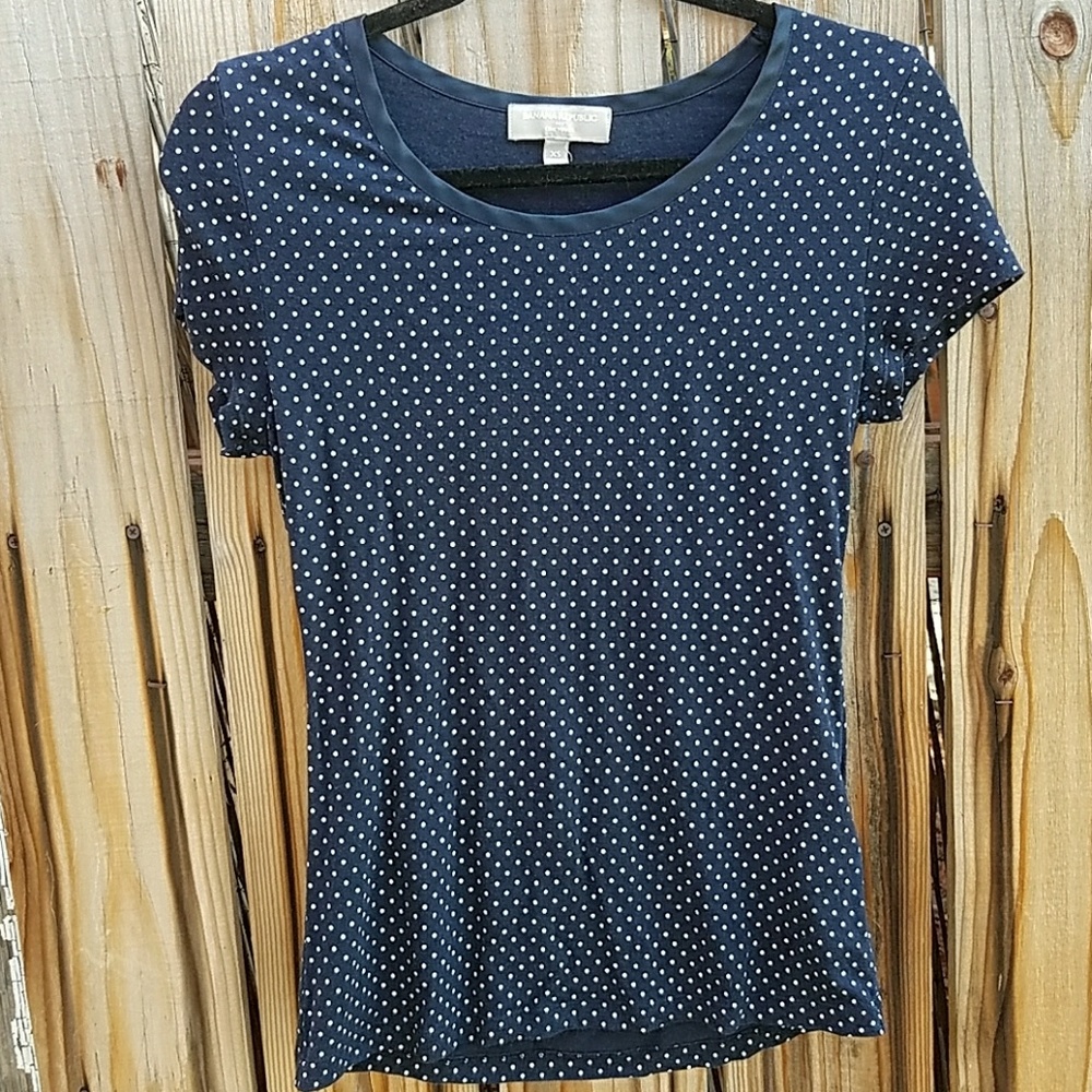 Banana republic outlet polka dot blouse