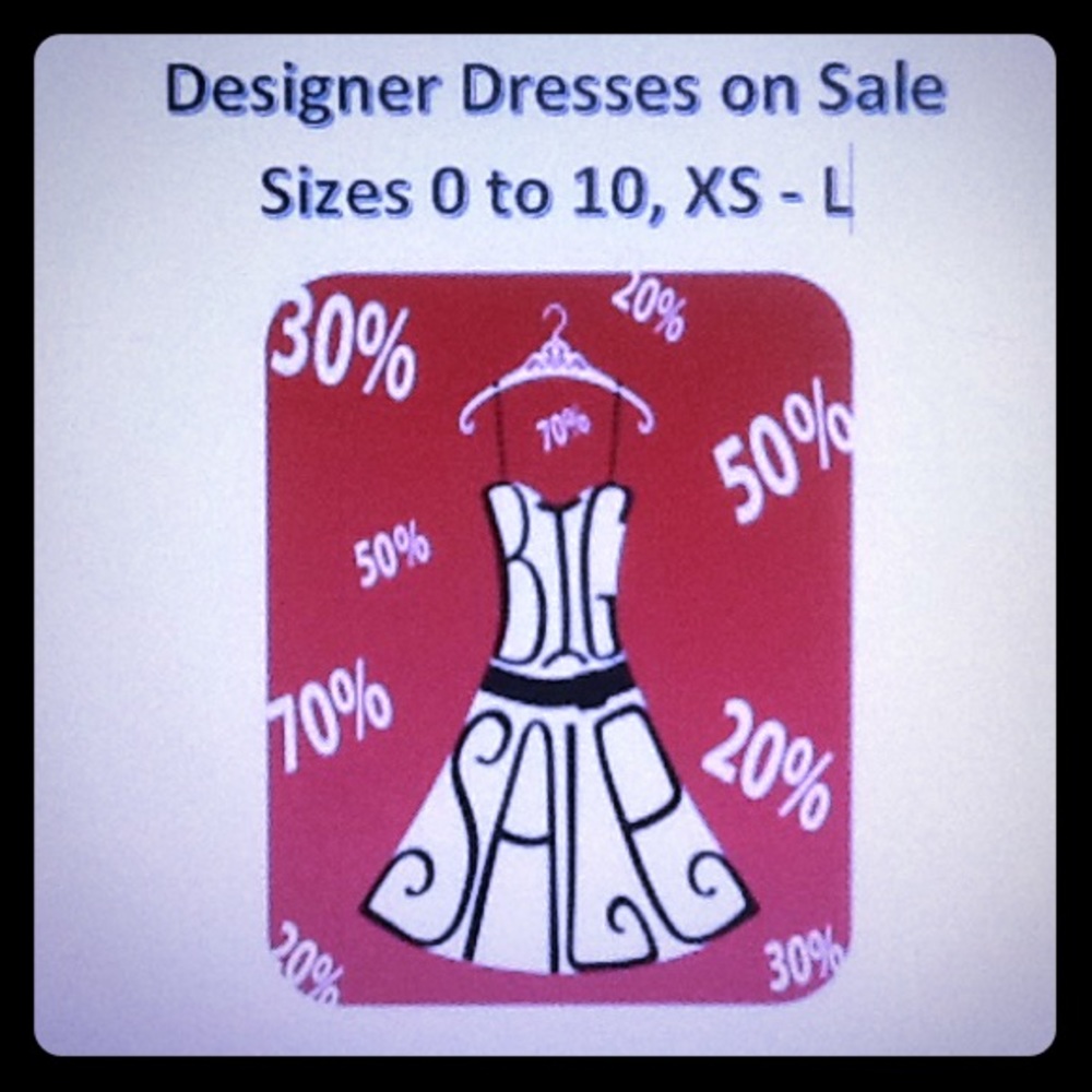 💃 Designer Dresses at Deep Discounts 💃