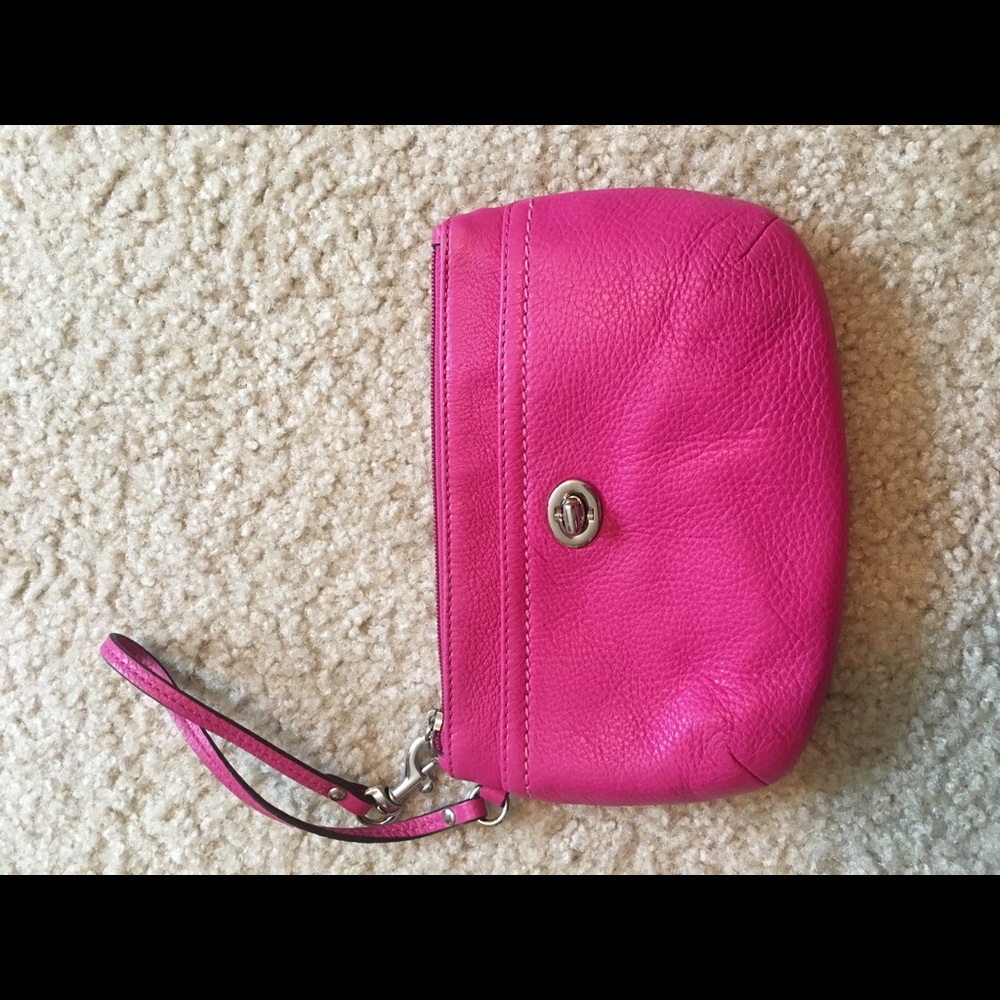 Pink wristlet