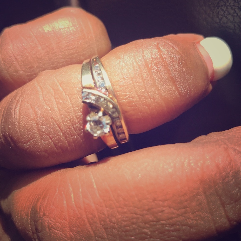 14k Diamond Bridal Set