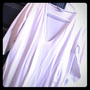 White Rebdolls jersey midi length dress