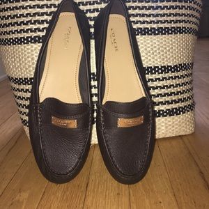 Coach penny loafers
