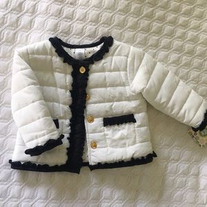 Mini Chanel inspired baby jacket!