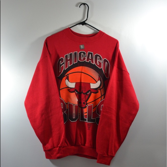 Air Jordan Other - VTG Logo 7 Chicago Bulls Large Sweatshirt