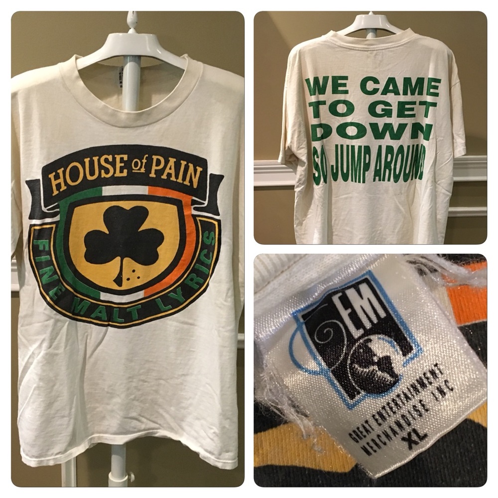 Vtg 1992 House of Pain Jump Around t-shirt - Picture 1 of 4