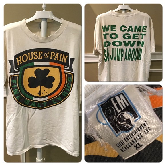 Vintage Other - Vtg 1992 House of Pain Jump Around t-shirt
