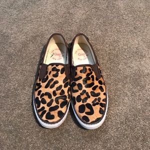 Leopard print sneakers