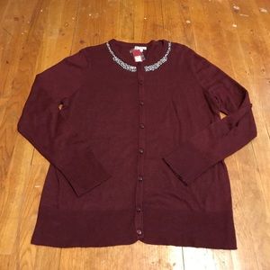 MERONA - Jeweled Cardigan